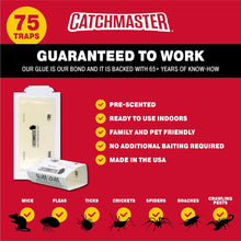 Load image into Gallery viewer, CatchMaster Mouse & Insect Glue Board Traps (75M)