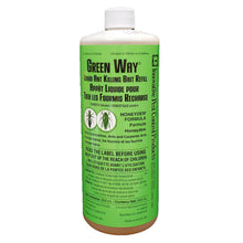 Load image into Gallery viewer, Green Way Liquid Ant Bait bundle including a 32oz (954ml) refill bottle and 6 Bug Bar liquid bait stations. A professional-grade solution for controlling sweet-feeding ants indoors and outdoors using a target-specific borate formula.