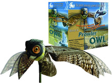 Load image into Gallery viewer, CHS Bird X Owl realistic prowler owl intimidating predator decoy keeps away unwanted birds and pests