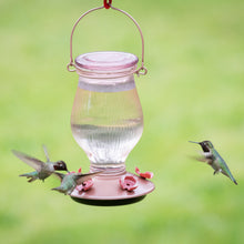 Load image into Gallery viewer, Perky-Pet Rose Gold Top-Fill Glass Hummingbird Feeder #9104-2