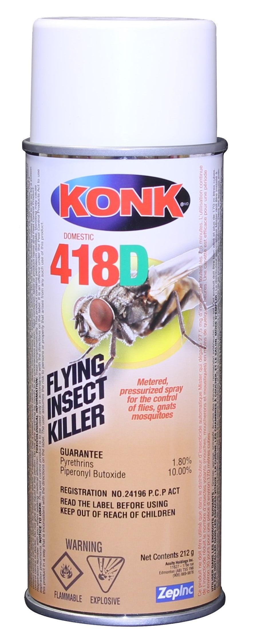 Konk 418D Flying Insect Killer 212g 12/cs