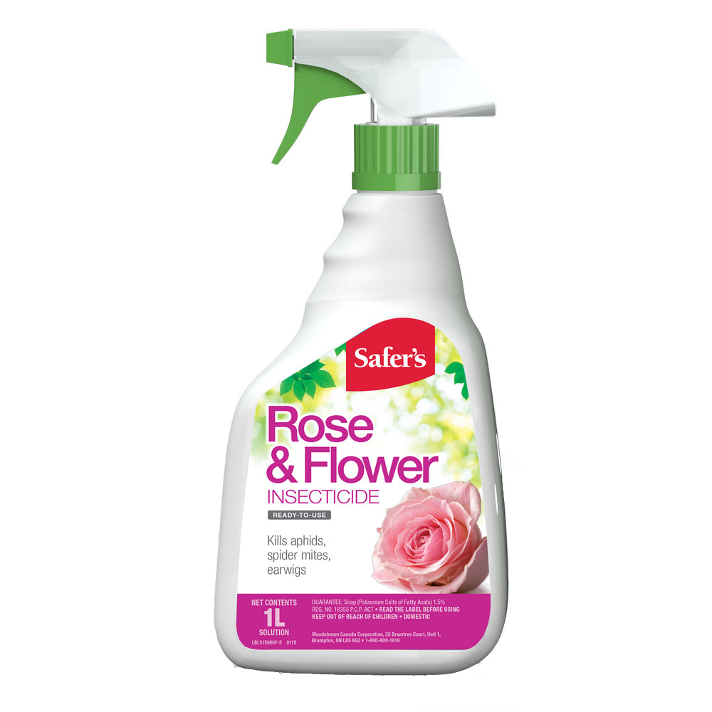 Safer's Rose & Flower Insecticide Ready-To-Use Spray 1L