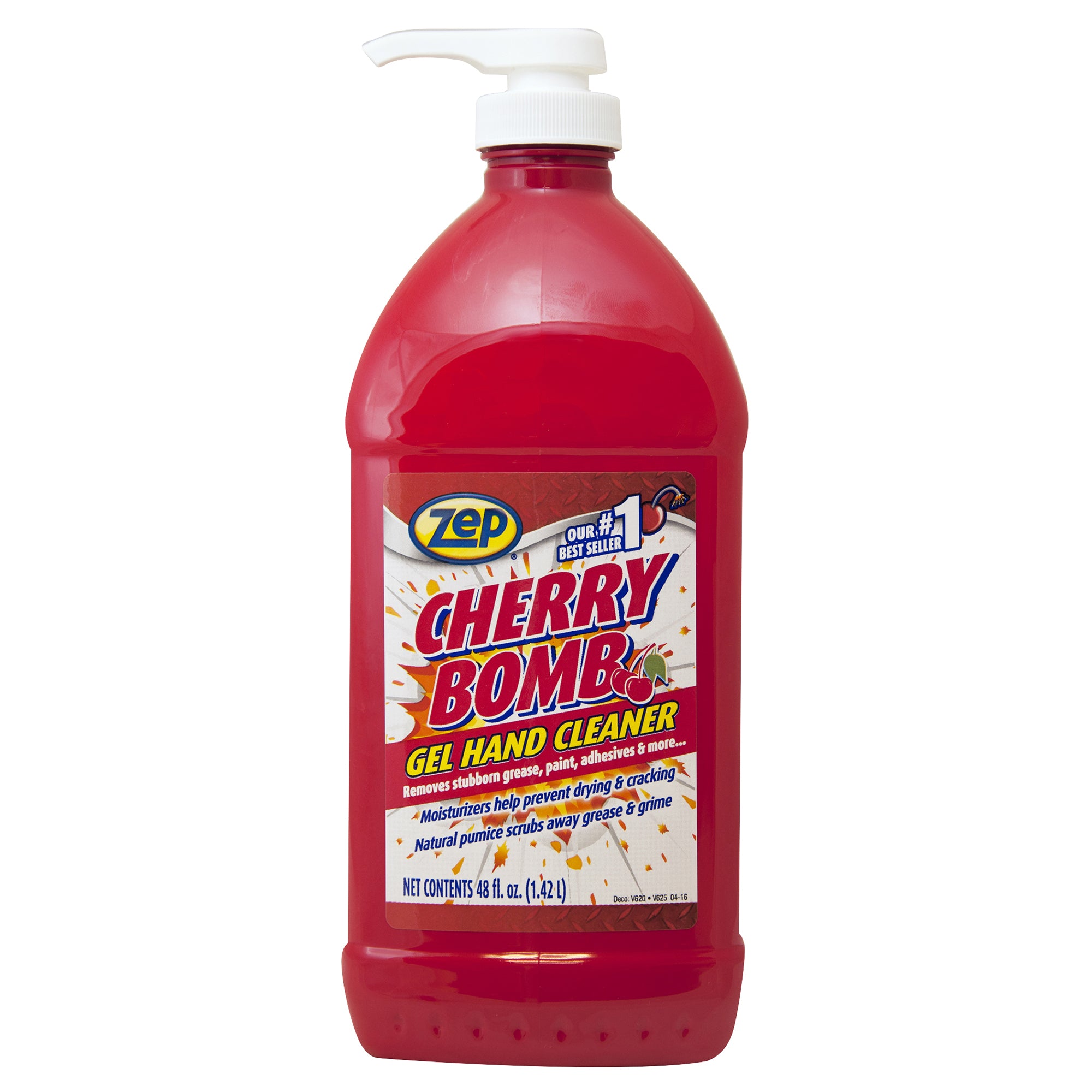Zep Cherry Bomb Gel Hand Cleaner (48 oz) # CACBHC48 – Clean Home