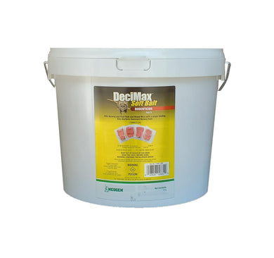 CHS Decimax Soft Bait 4kg (Commercial) Kills Norway and Roof Rats & House Mice or Kills Norway and Roof Rats and House Mice with a single feeding Kills Warfarin-Resistant Norway Rats