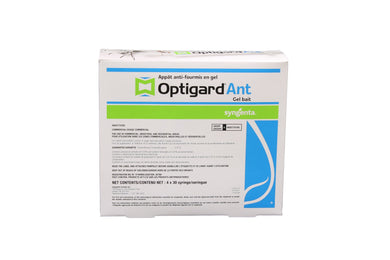 CHS OPTIGARD ANT GEL 4 x 30GM/BX (Commercial)  powered by the active ingredient Thiamethoxam, offers unparalleled control of a broad spectrum of ants by ingestion and transfer of the clear, odorless and palatable bait for effective colony control, designed for the control of ants which feed on sweets