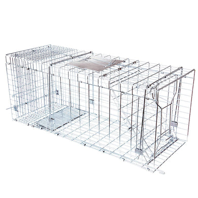 CHS JT Eaton Answer 495N folding live cage trap for coyotes and wild dogs