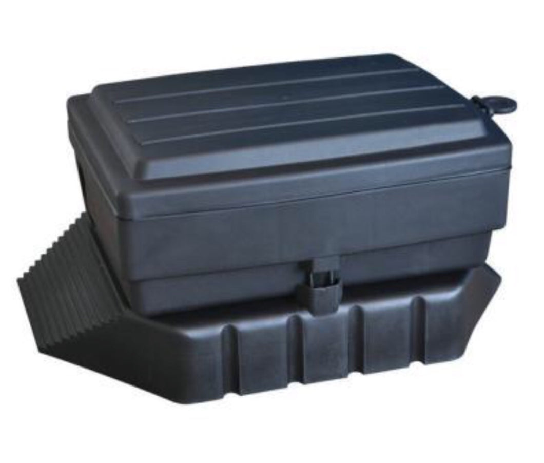 CHS locking C.H.S Exterior 10 lb Weighted Outdoor Bait Station with key
