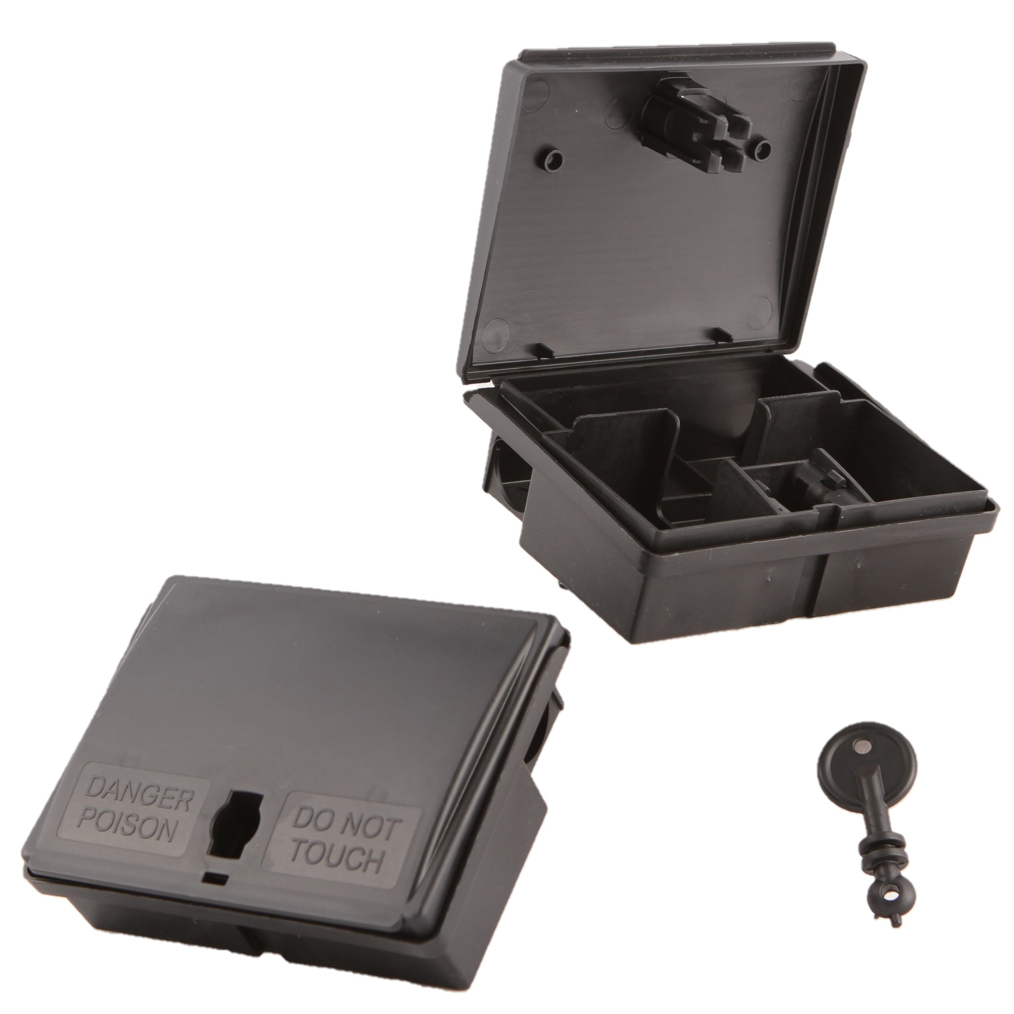 Secure Mouse Bait Station with Key Clean Home Supplies