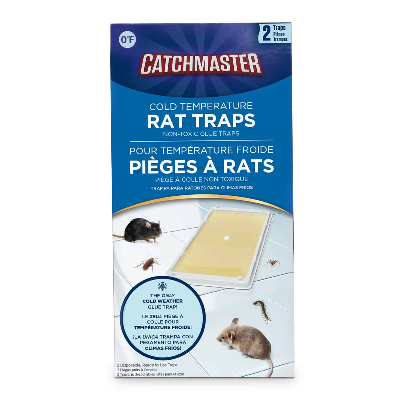 Catchmaster 48WRG Cold Temperature Rodent Glue Board Traps