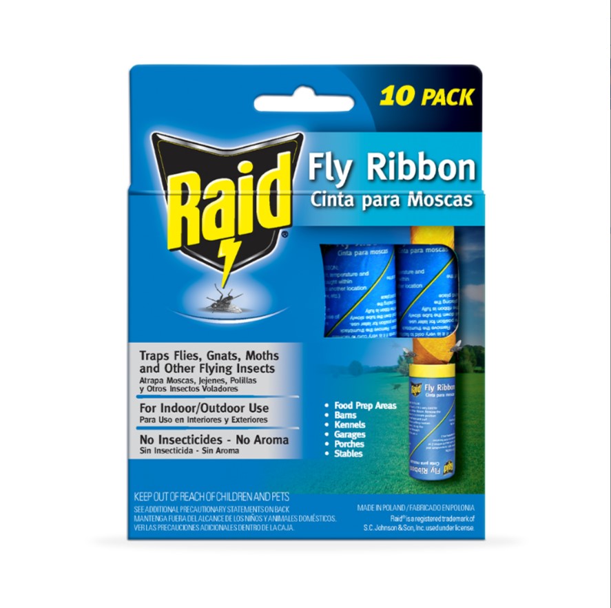 Raid® Fly Ribbon, 10 ct. # FR10B-RAID