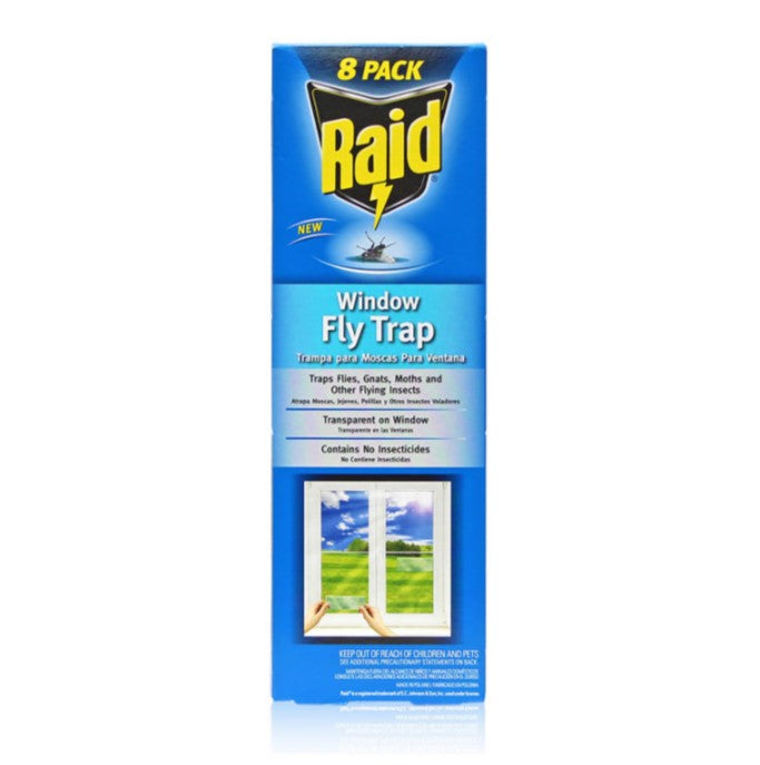 Raid 8 Pack Window Fly Trap # 8PK-FTRP-RAID