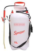 Load image into Gallery viewer, CHS 11 Litre White backpack pesticide/insecticide Sprayer with red handled Brass tip wand 
