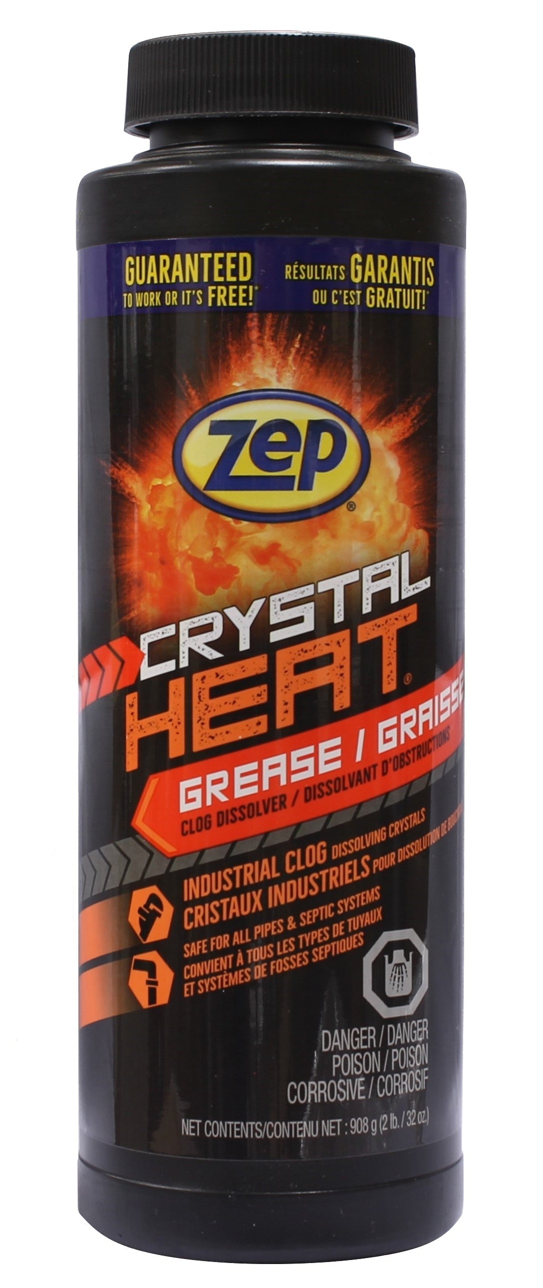 Crystal Heat Drain Opener - 32 oz. – Zep Inc.