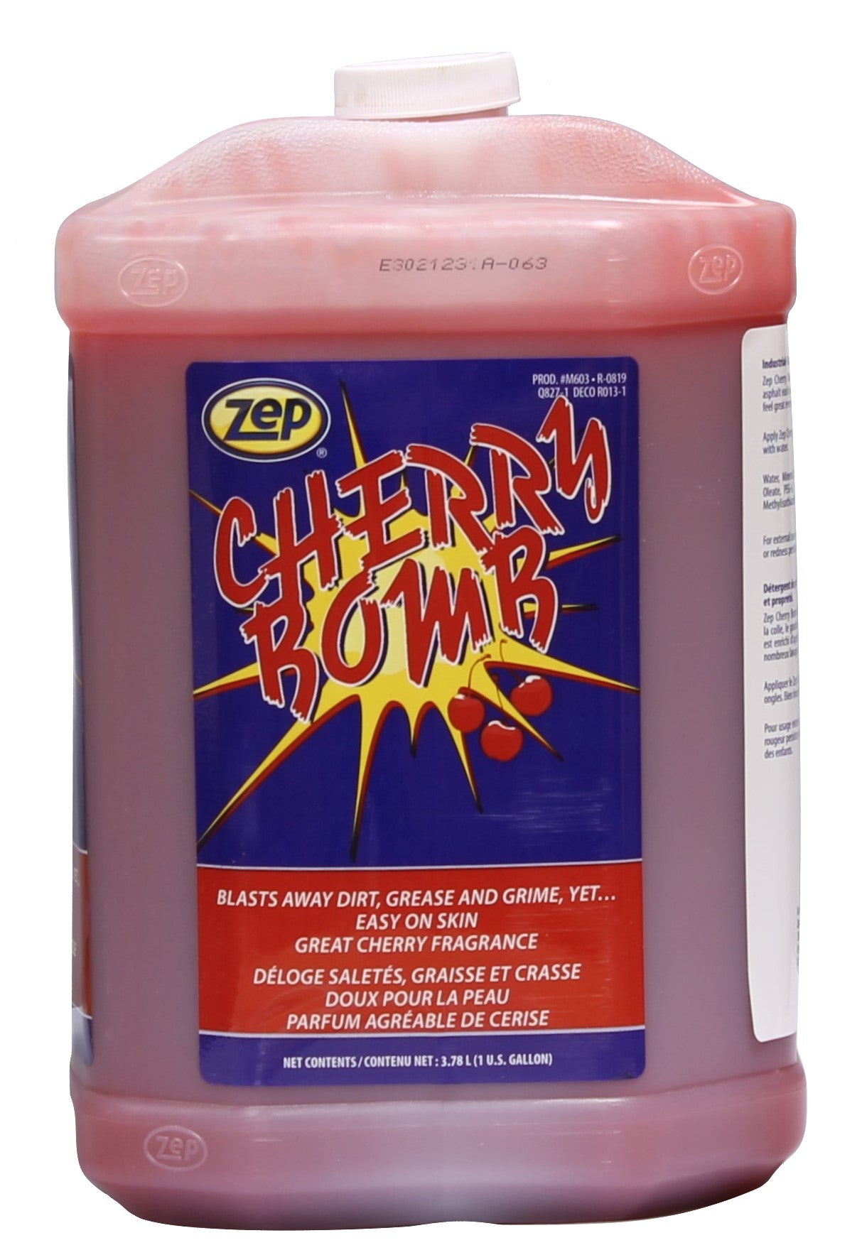 4) 1 GALLON JUGS OF ZEP CHERRY BOMB HAND CLEANER, Online Auction Results