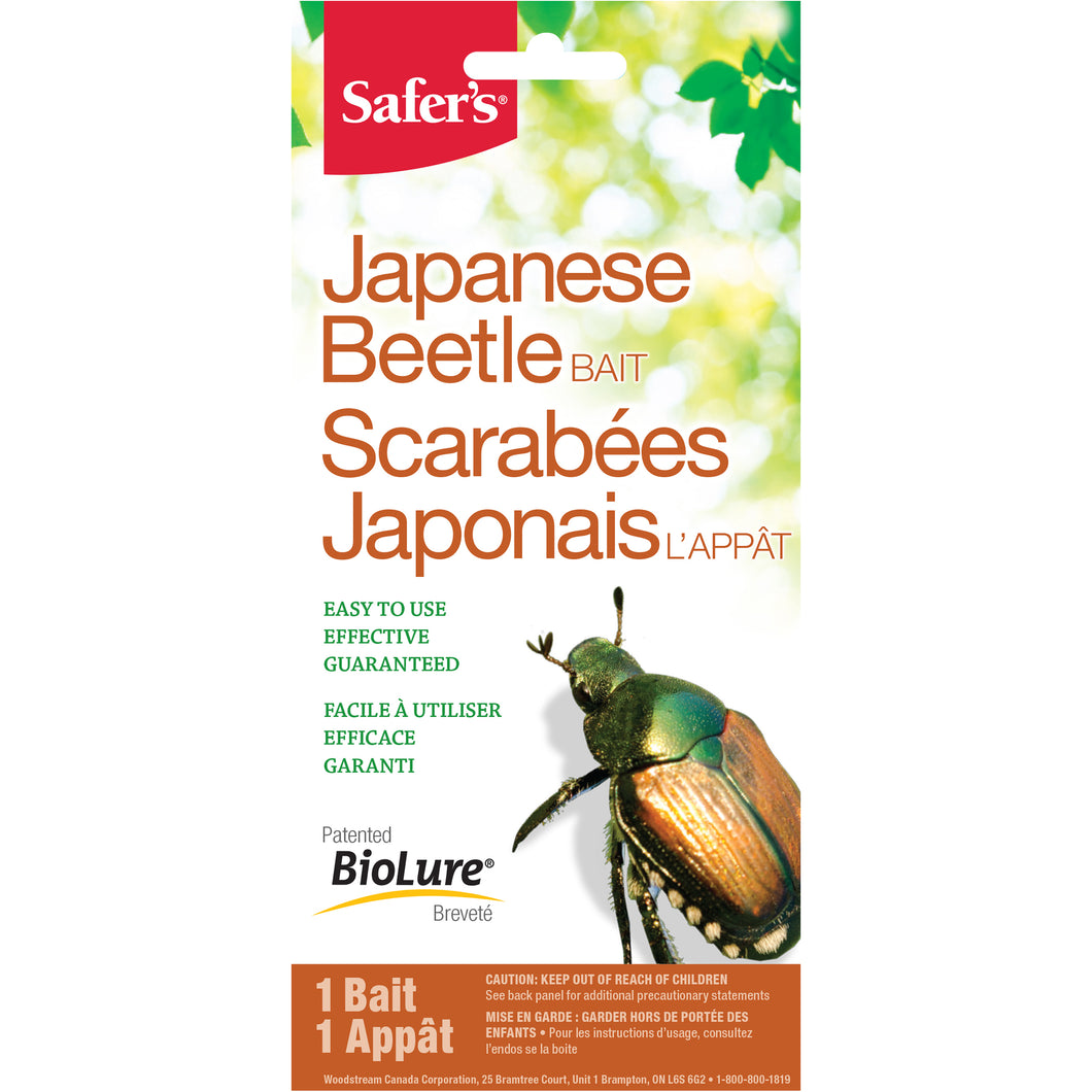 CHS Safer's Japanese Beetle Trap Replacement Bait, Comes with a single replacement bait