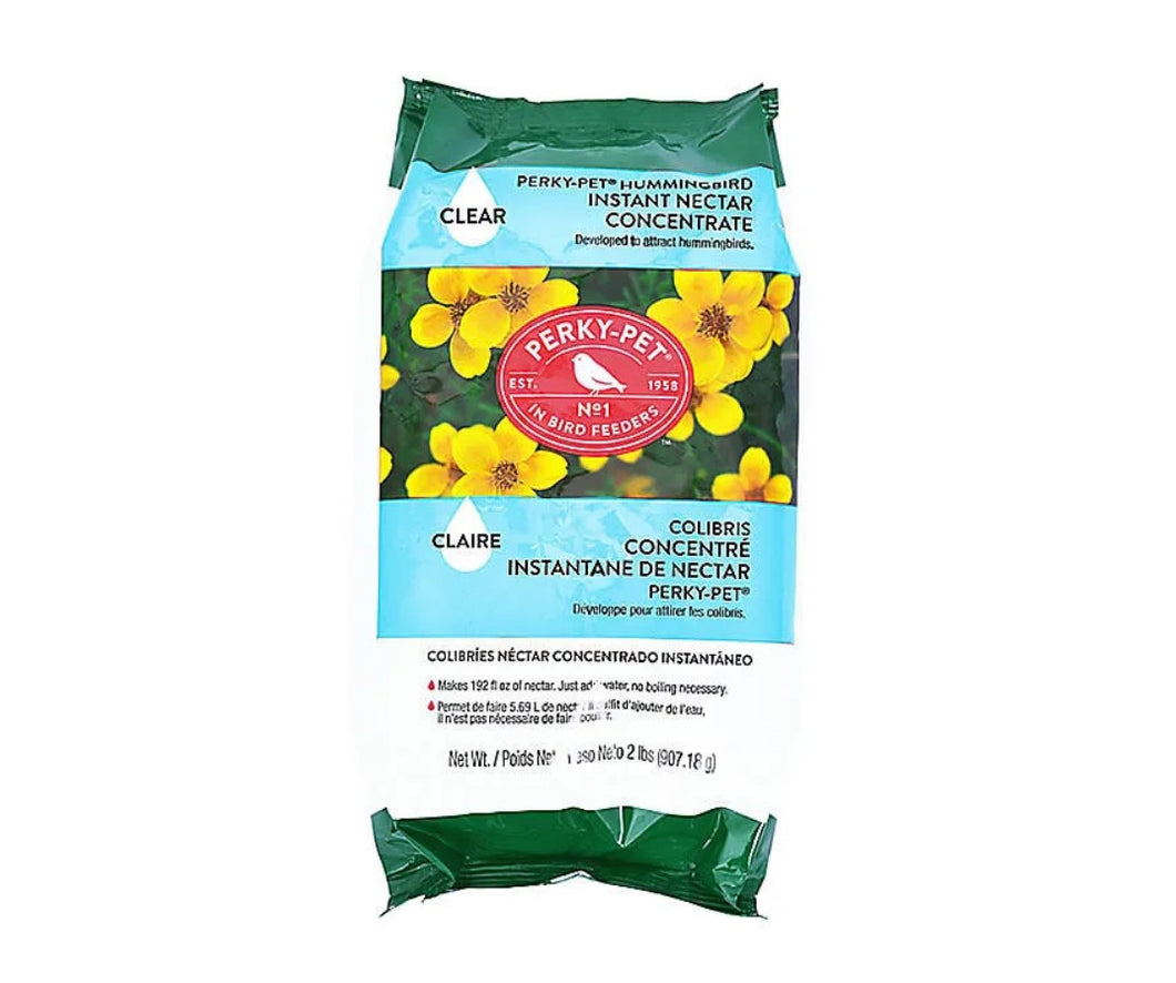 Perky-Pet® Clear Powder Hummingbird Nectar Concentrate 2 Lb Bag #C244CLSF