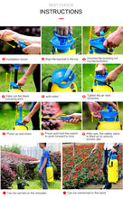 Load image into Gallery viewer, CHS 8 Litre Yellow Hand pump High Pressure Portable insecticide/pesticide sprayer with Pressure Release Valve, Wide Mouth Fill spout,  Adjustable Spray Tip, Locking Spray Handle and Carry Shoulder Strap
