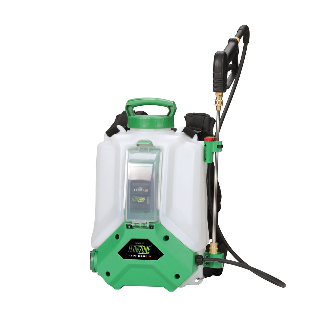 CHS FlowZone Typhoon 2.5 Multi-Use 4-Gallon 18V/5.2A Lithium-Ion Battery Powered Sprayer (Variable-Pressure) rechargeable