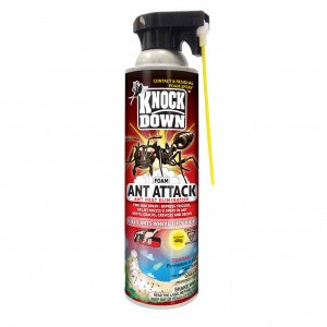 CHS KD Knock Down Foam Ant-Attack Nest Eliminator 400g specially designed nozzle head that allows for a two way spray