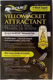 Rescue Yellow Jacket Trap Attractant, 4 Week Supply - 2 vials