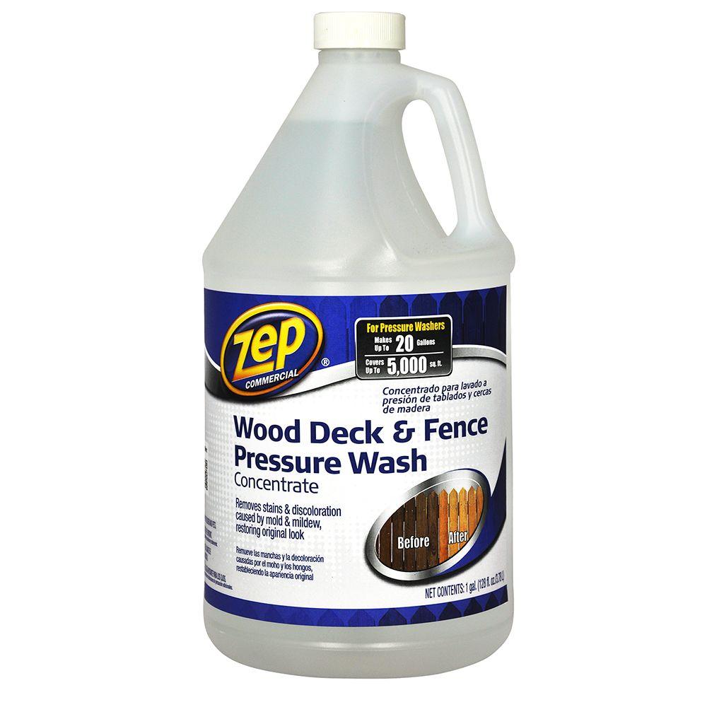 Zep Wood Deck & Fence Pressure Wash Concentrate (1 Gallon)