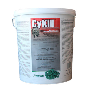 CHS CyKill 120 x 14g Place Packs Pail no known resistance, neurotoxicant formulation reduced risk of secondary toxicity