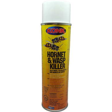 CHS Konk Hornet & Wasp Killer 400g gives rapid knockdown and kill of wasps/hornets and yellow jackets With a Reach of up to 15 Feet