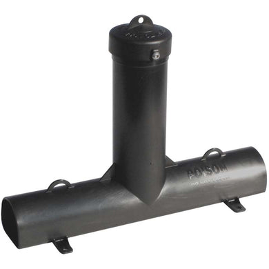 CHS JT Eaton Top Loader 902 unique tamper resistant bait station, great for tight spots. It blends in with pipes and downspouts for convenient rodent baiting with blocks or using an optional liquid bait dispenser. includes key