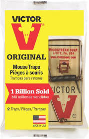 CHS Victor Metal Pedal Mouse Trap 2-Pack Provide Consistent quality from a century-old brand Original wooden base wire snap trap