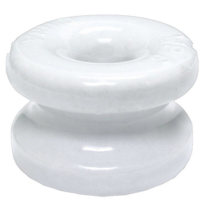 CHS Zareba Corner Post Porcelain Insulator - 1-Pack Pack of 10 1-1/4